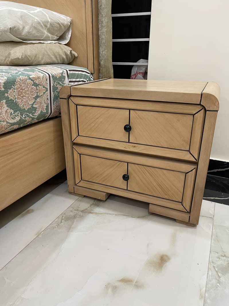 Solid Wooden Bed set 10/10 condition 8