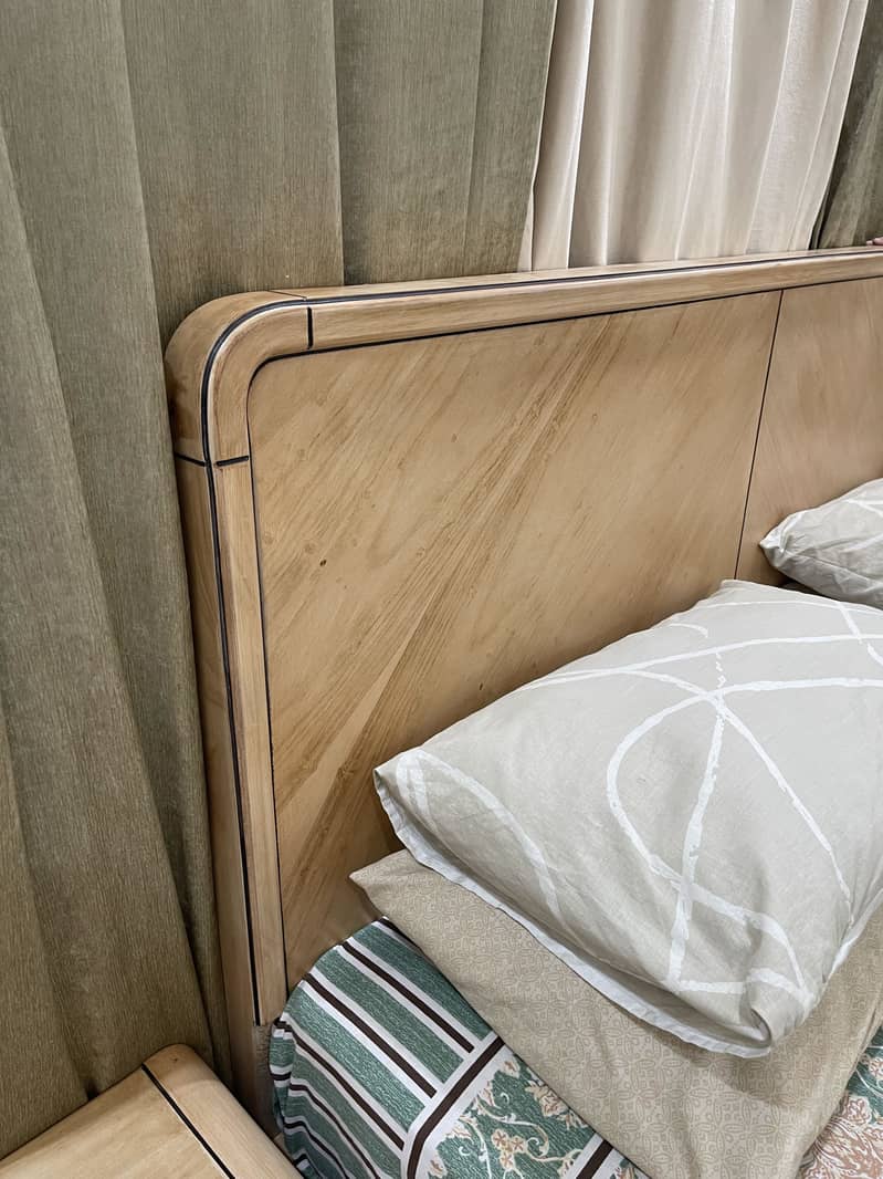 Solid Wooden Bed set 10/10 condition 9