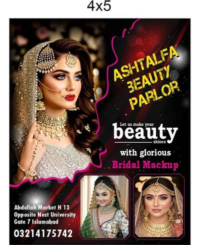 Ashtalfa beauty parlor discount picage for bridal party