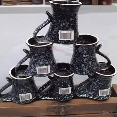 Best Quality Tea and Coffee Cups with stylish look set of 6pcs