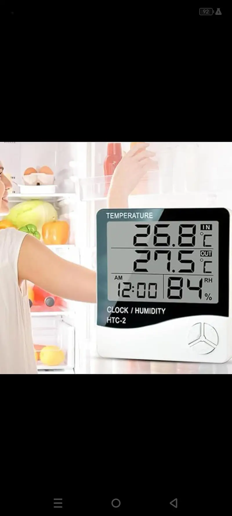 HTC-1/2 Environment Thermometer incubator LCD Temperature Humidity — photo 2