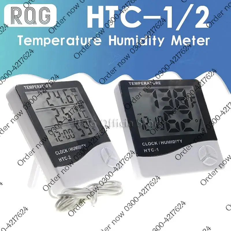 HTC-1/2 Environment Thermometer incubator LCD Temperature Humidity — photo 3