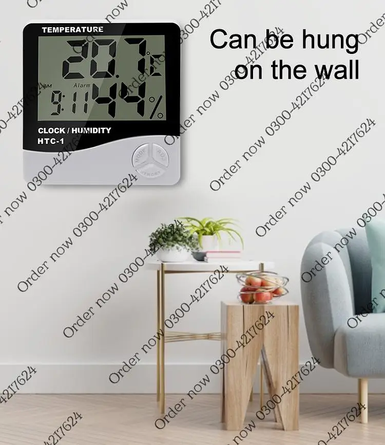 HTC-1/2 Environment Thermometer incubator LCD Temperature Humidity — photo 7