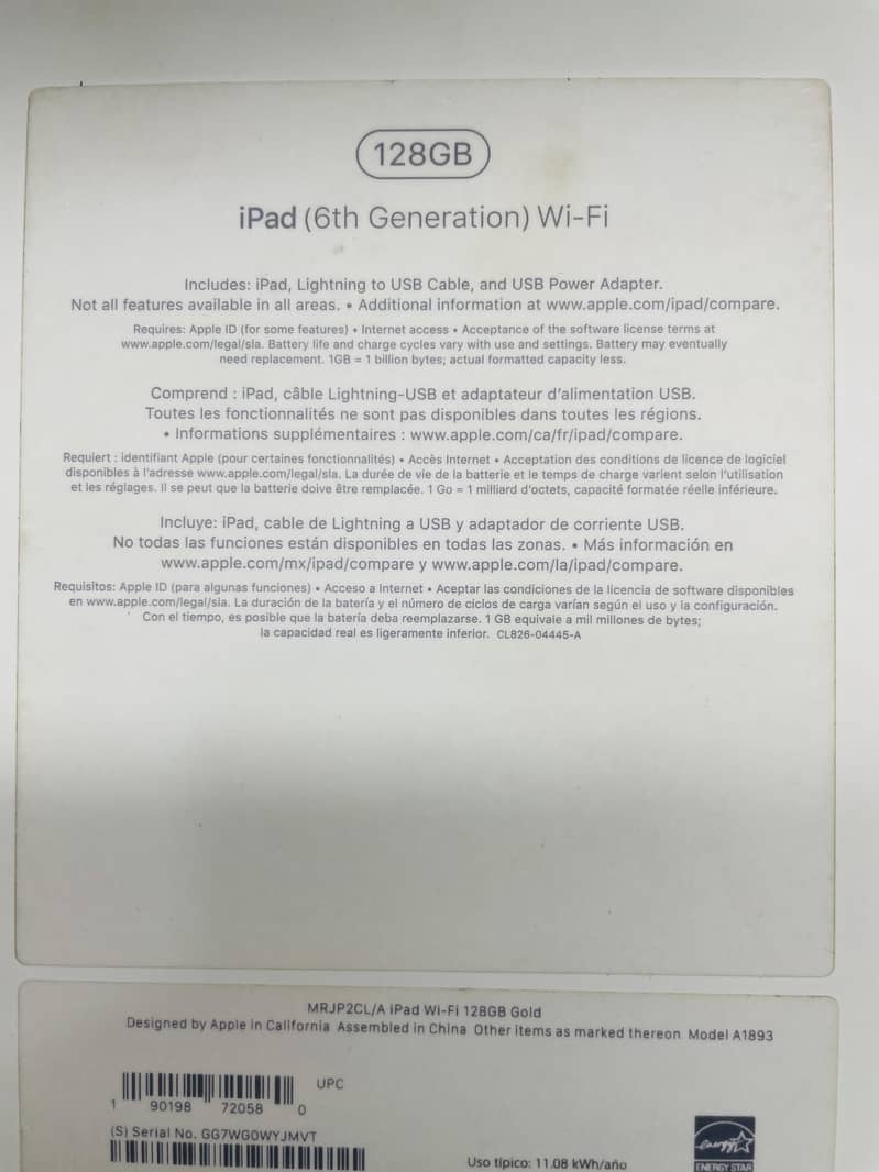 iPad 6th Generation With Box 4