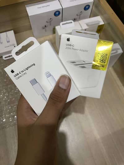 Apple offical chrger with cable… with offical serial number