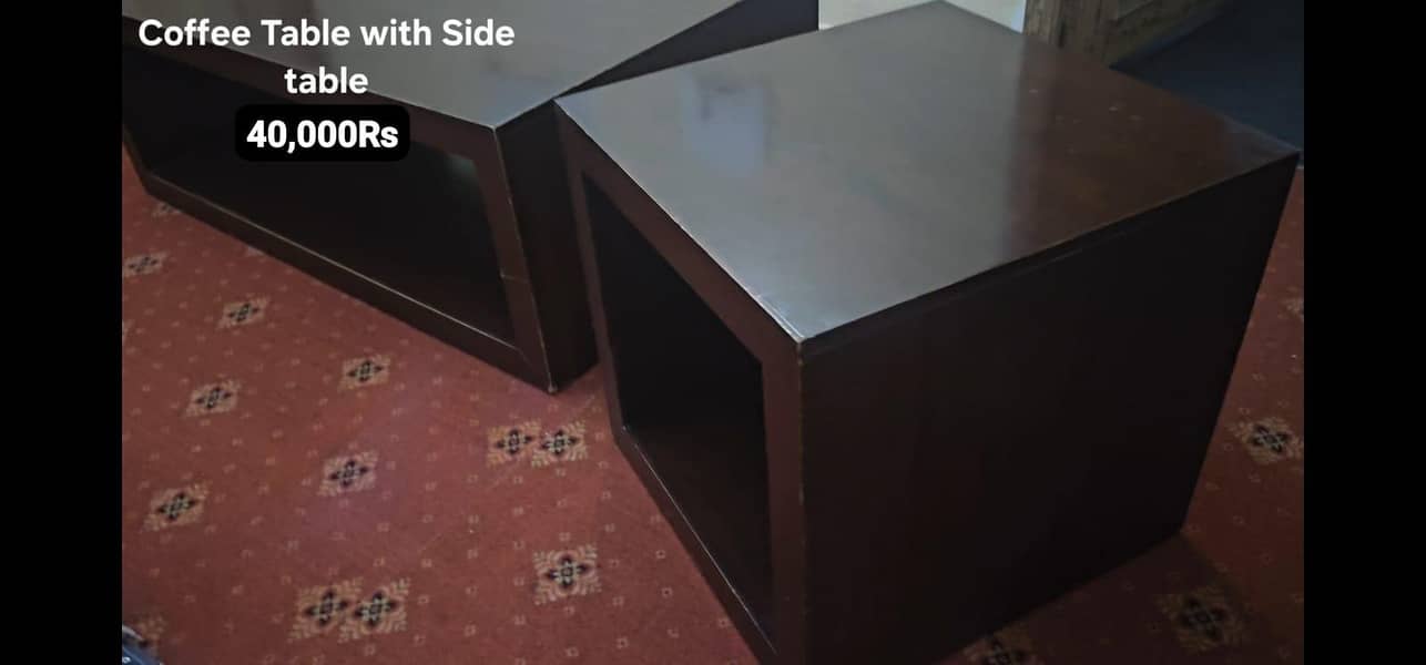 Coffee Table with Side table 1