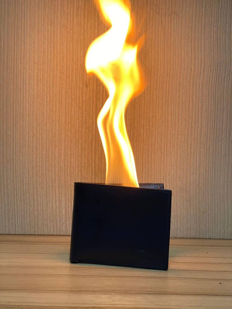 Fire Wallet Magic High Quality Men's Fashion Fire wallet - Bags ...