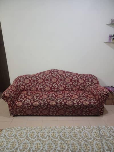 1 sofa 3 seater and 2 single sofa