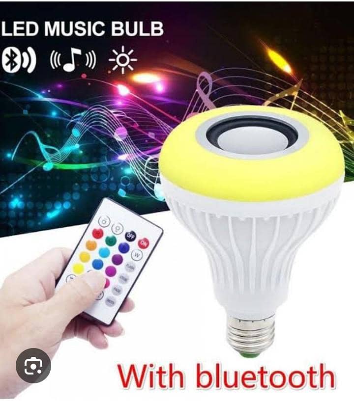 LED bulb with Bluetooth speaker 0