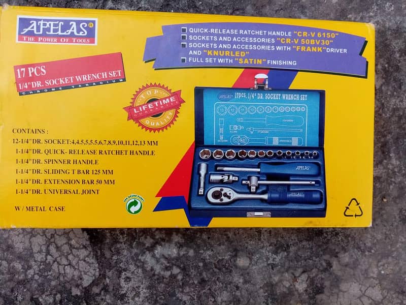 Wrench Socket Box Gotti Set 1