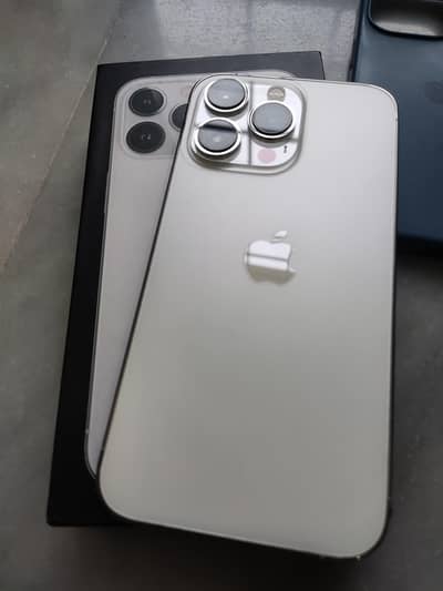 Iphone 13 Pro 128GB 10/10 with Orignal Box FU Pearl white Color