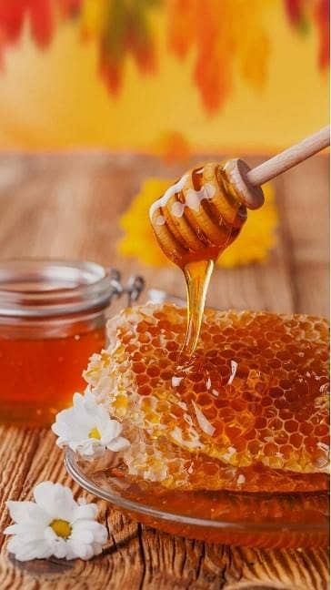 honey big bee and small bee and desi ghee and olive oil