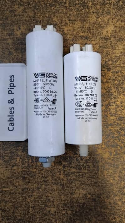 VS capcitor 8uf 12uf