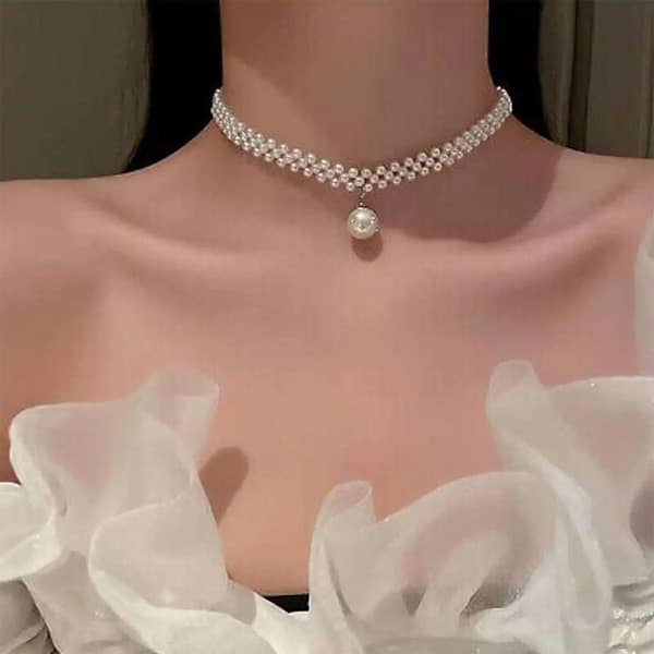 Pearl Choker Necklace for Women and Girls - Stylish Daily and Event Wear
