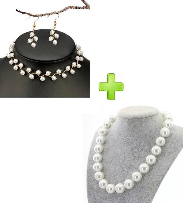 Elegant Pearl Choker Necklace Set for Women and Girls - Perfect Bohemian Jewelry Gift