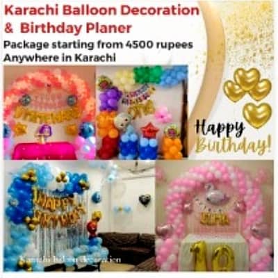 balloon decration / birthday decor/aqeeqah decor/jumping/ magic