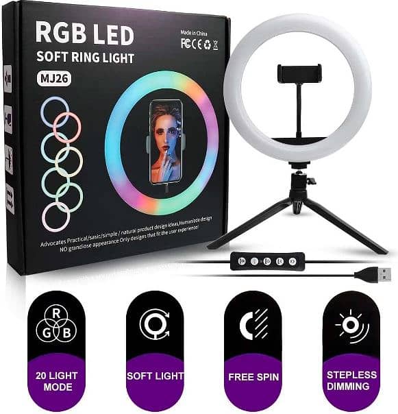 Multifunctional Ring Light for Tiktokers 0