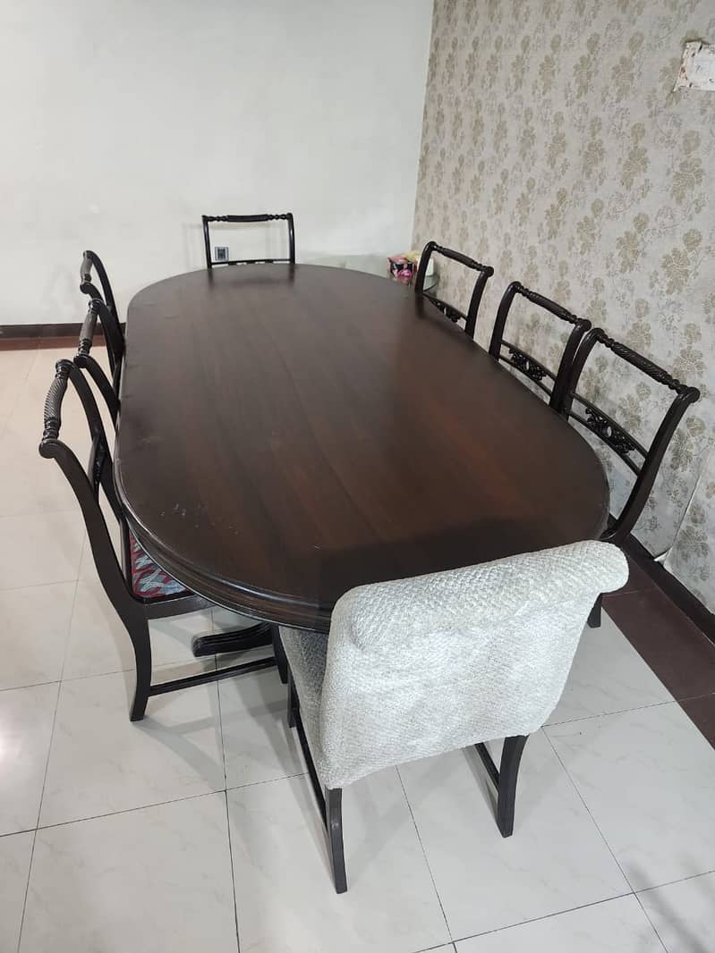 Dinning table for 8 ( solid wood sheesham ) 0