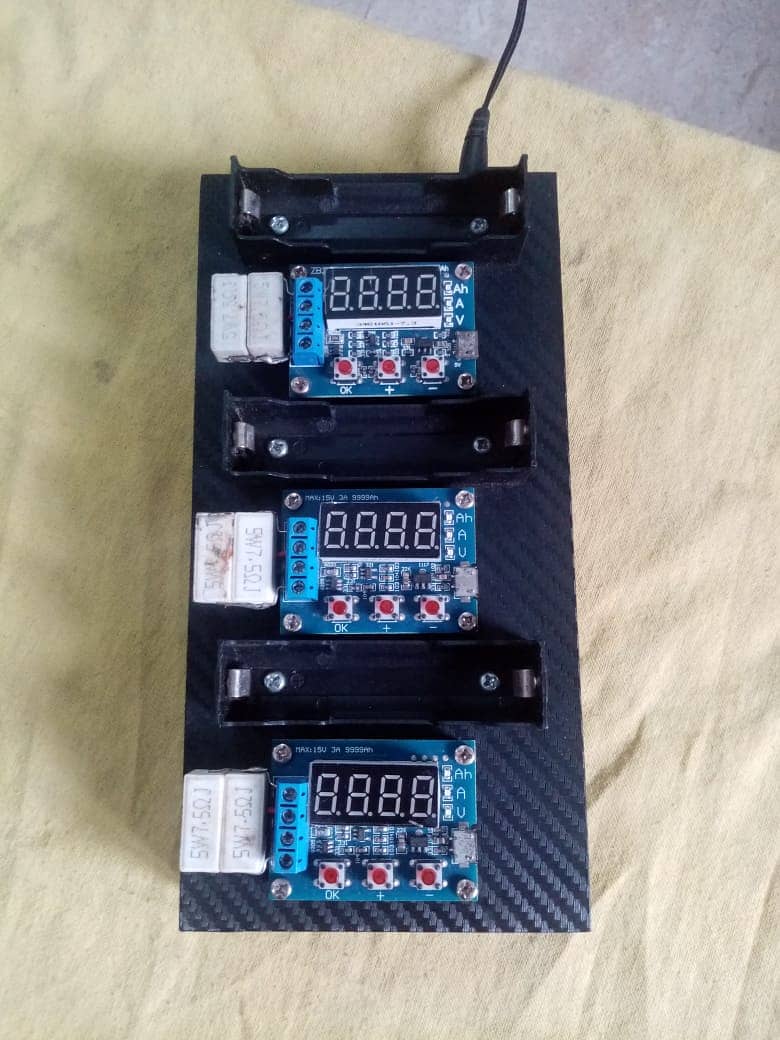 diy 18650 capacity tester 1