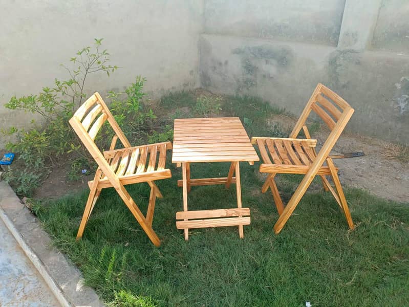 Two Chairs one Table 0