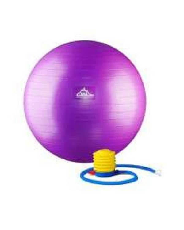 85cm Purple Gym Ball with Pump