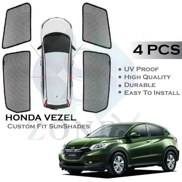 Honda Vezel Side Curtains and Sun Shades