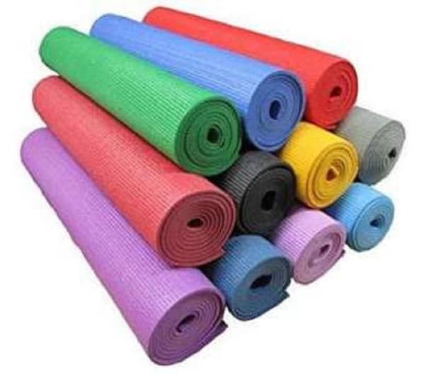 TPE Non-Slip Yoga Mat - 4mm Monochrome Widening Pad for Fitness and Weight Loss - Multicolor