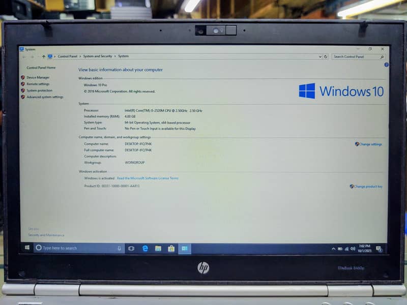 HP EliteBook 8460p Core i5 with FREE Wireless Mouse 1