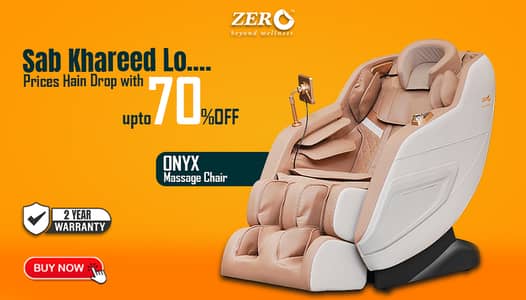 Massage Chair | Onyx Massage Chair | Zero Massager Chair | Recliner