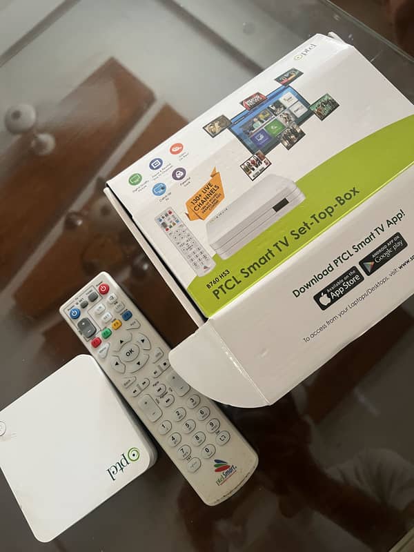 PTCL Smart TV Box with Remote Accessories Android Boxes