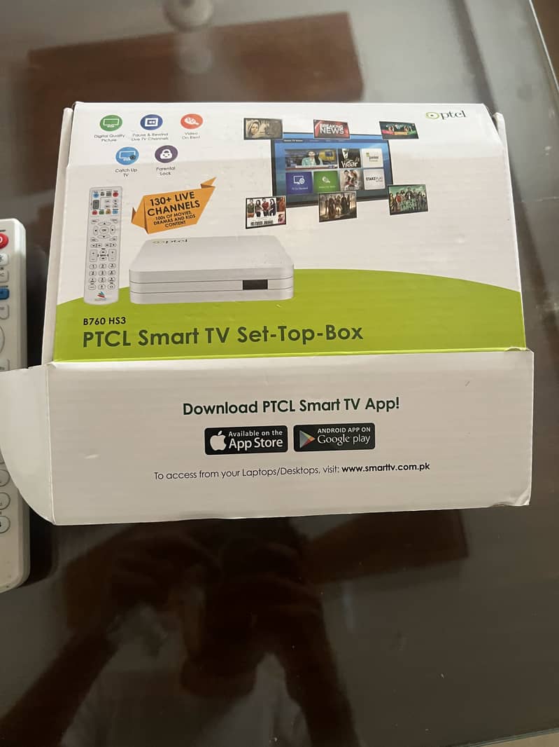 PTCL Smart TV Box with Remote Accessories Android Boxes