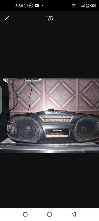 PANASONIC CASET TAPE PLYER & RECORDER&FM