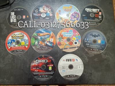 PLAYSTATION 3 DVDS GTA FIFA CALL OF DUTY AND MORE CALL-03127566633