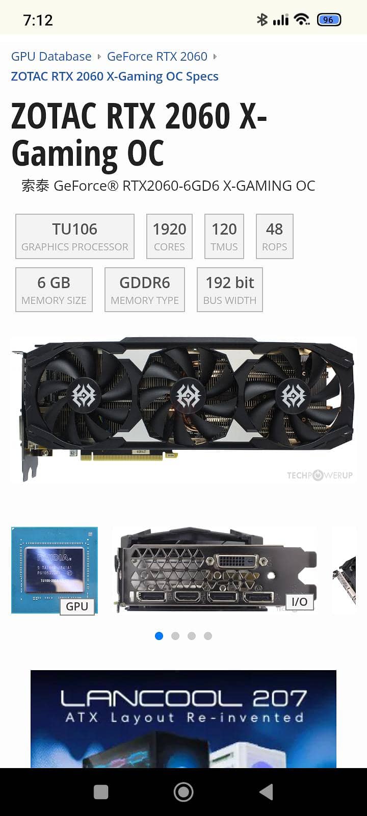 Geforce RTX 2060 1