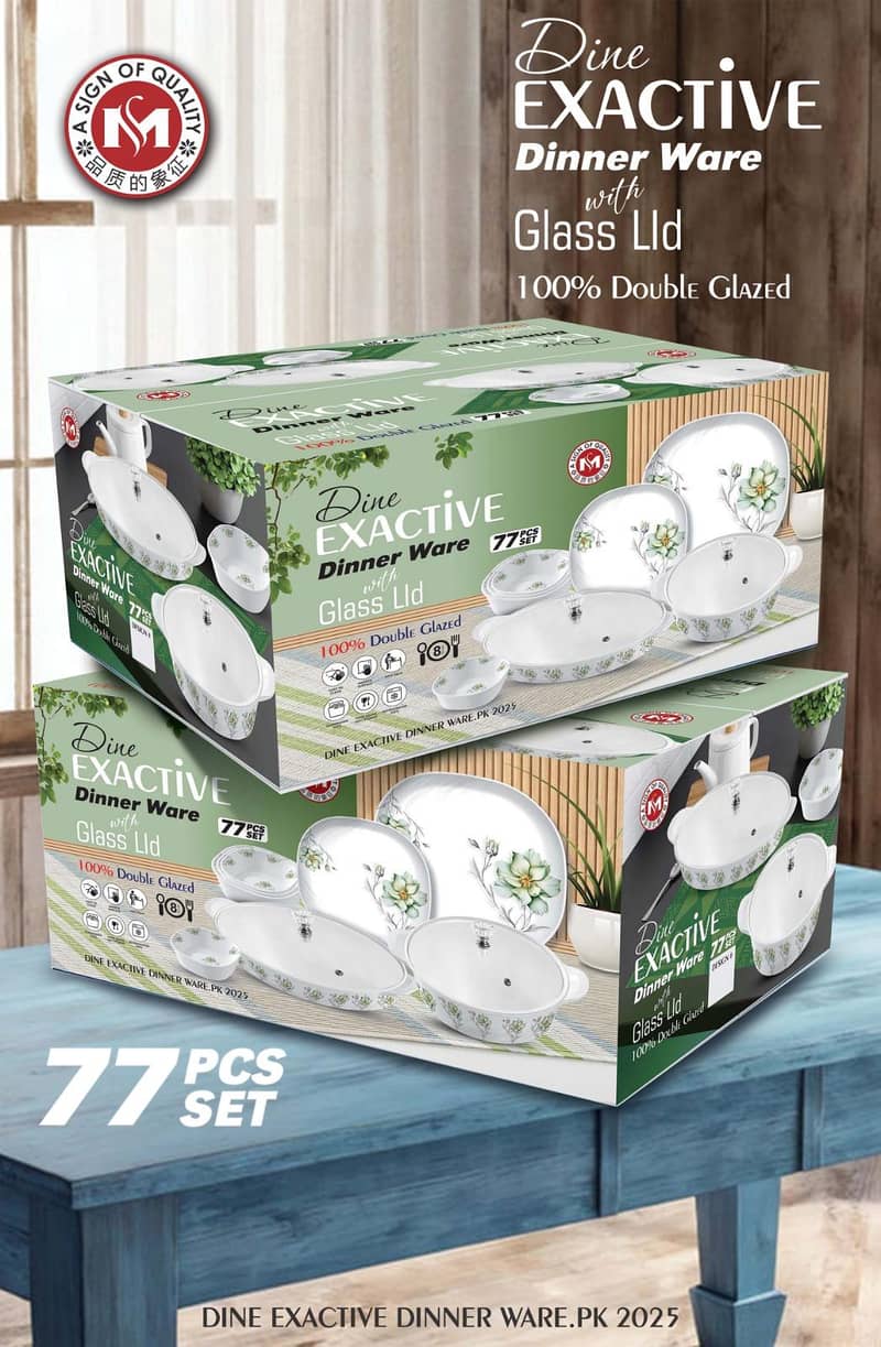 dinner set double glazed 0