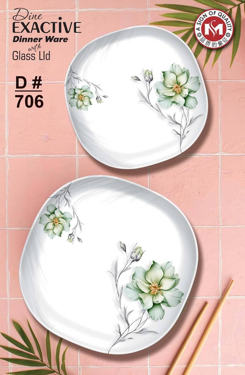 dinner set double glazed 4