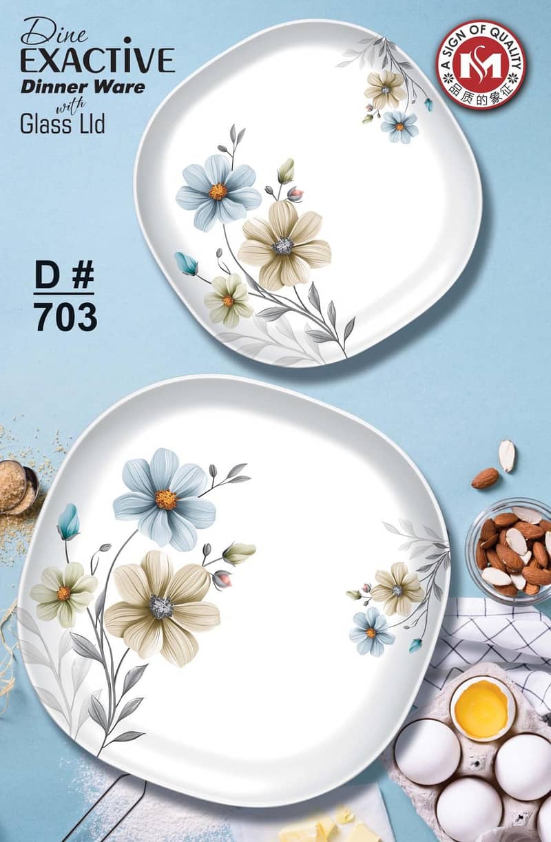 dinner set double glazed 5