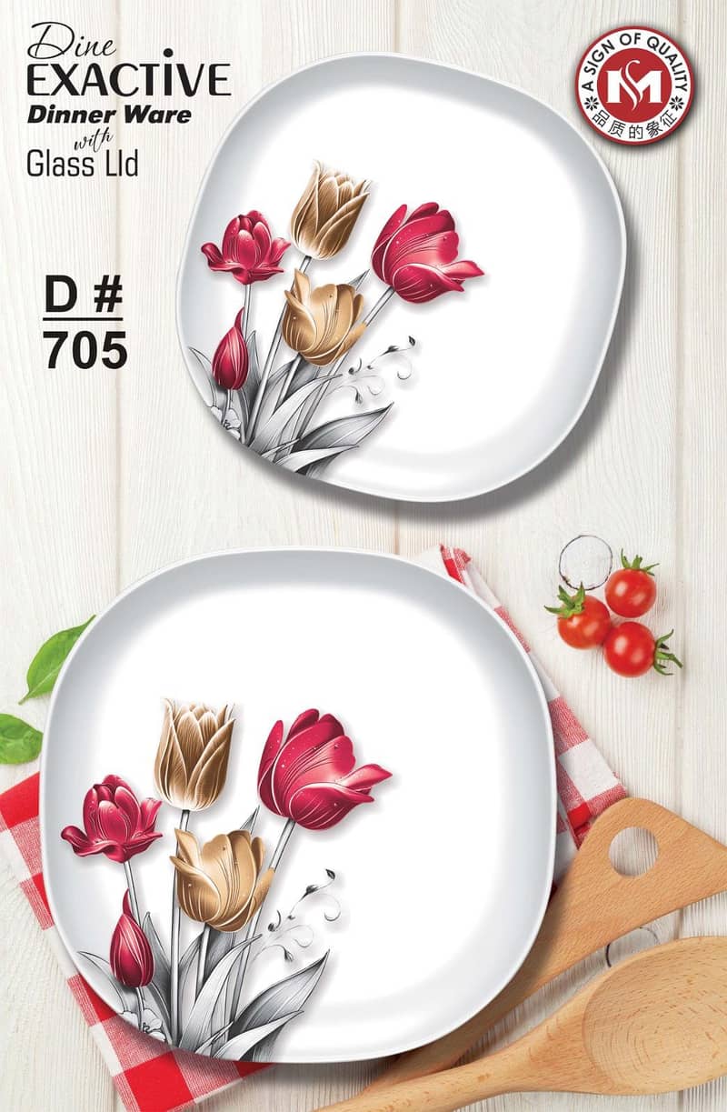dinner set double glazed 6