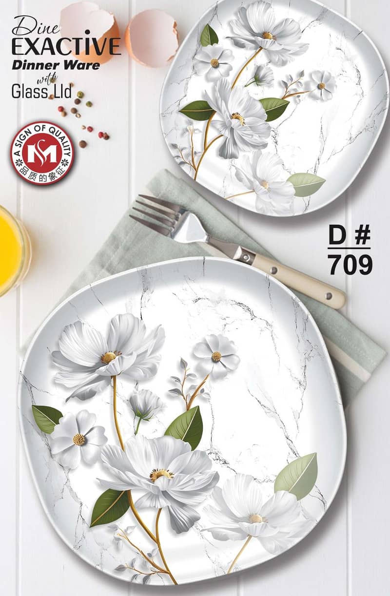 dinner set double glazed 9