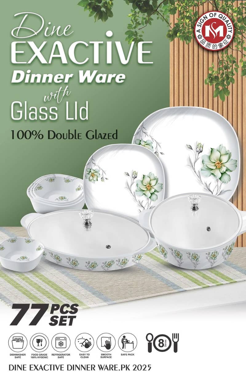 dinner set double glazed 11