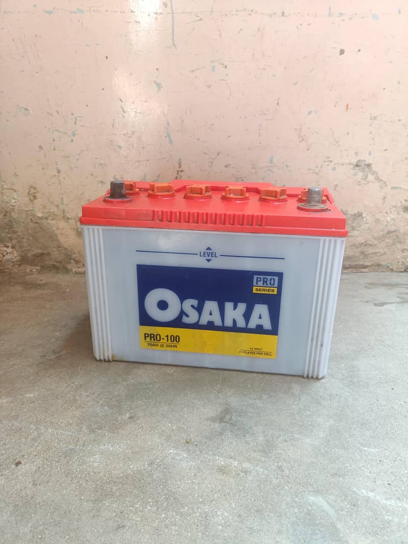 برائے فروخت: اوساکا پرو 100 بیٹری (استعمال شدہ - درمیانی حالت) 1