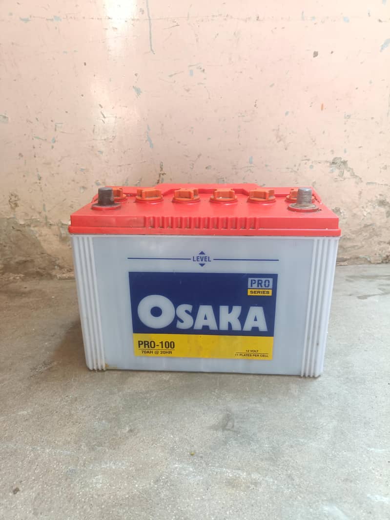 برائے فروخت: اوساکا پرو 100 بیٹری (استعمال شدہ - درمیانی حالت) 0
