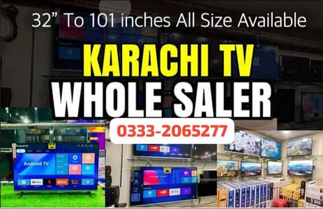 32 43 48 55 65 INCH SMART ANDROID LED WiFi Tv YouTube Netflix Samsung