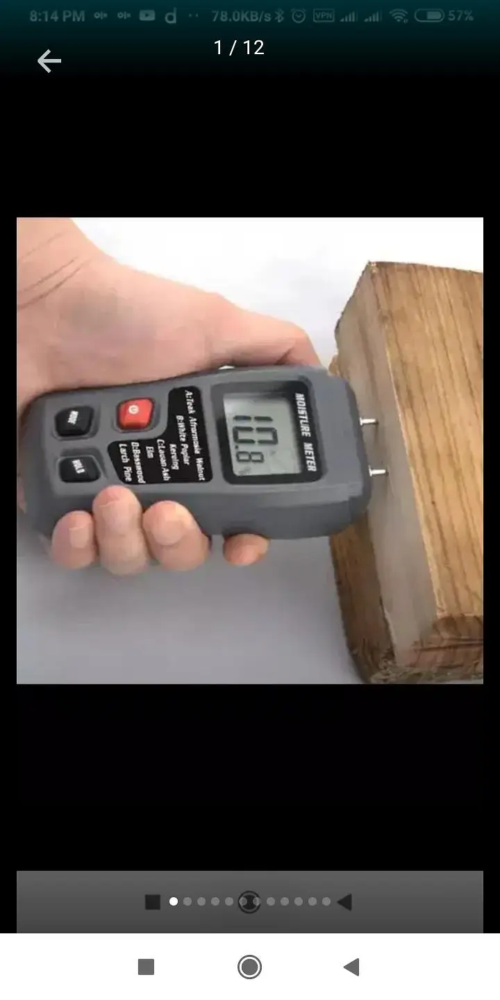 Digital Wood Moisture incubator Meter for Woodworking Wood