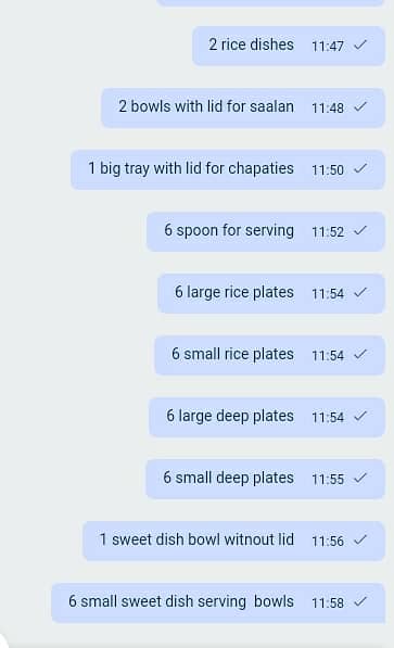 DINNER SET melamine 5