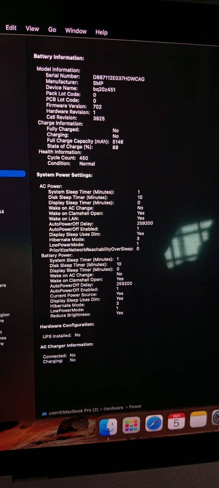 Mac book Pro 2016 (15 inch) 7