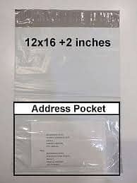 accessries white black bags courier packaging,tag 12 x 16/18 x24 flyer