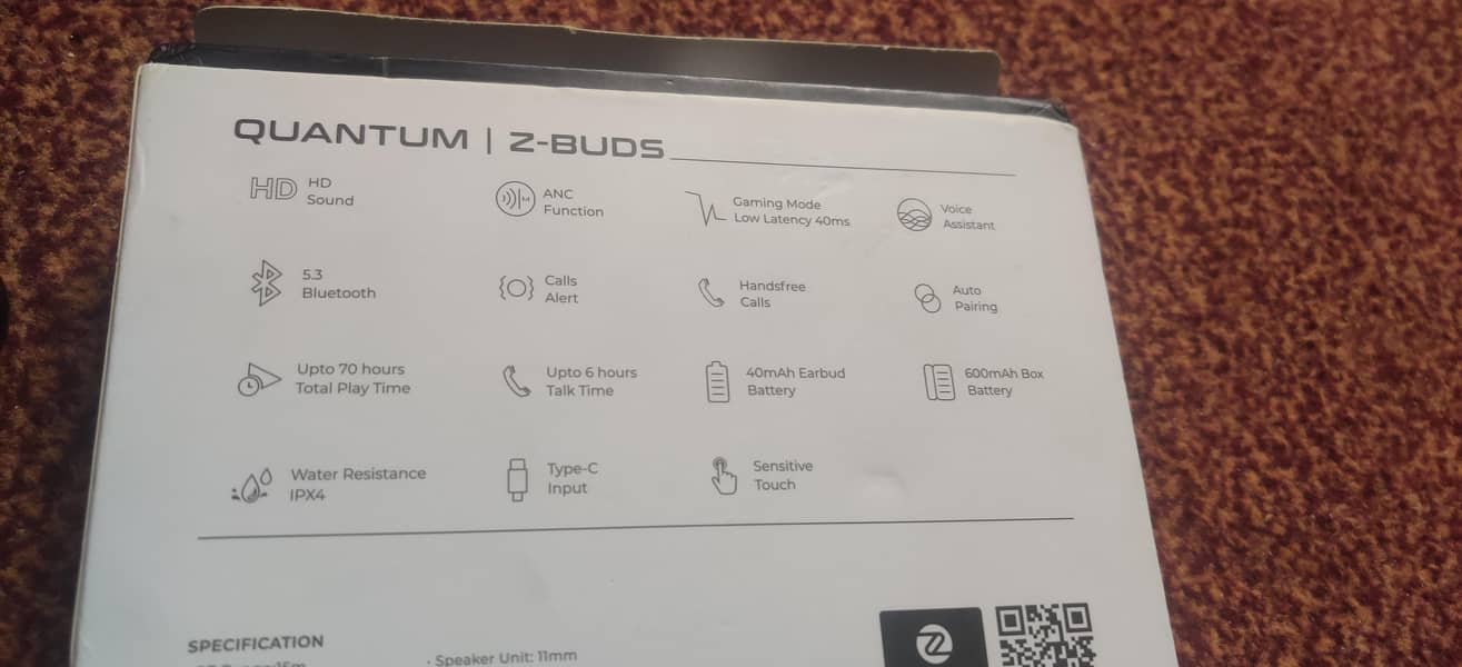 Quantum Z earbuds 4