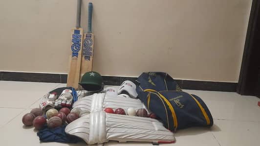 full hard Ball kit with 16 balls and two hard Ball bats