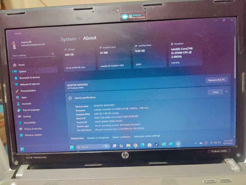 HP i3 3rd gen 4
